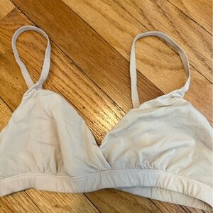 Skims Scoop Neck Lounge Bra Nude/Beige Size Small